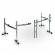 Rack 3i - 4 Lados - 2 Bumbos  6 Clamps